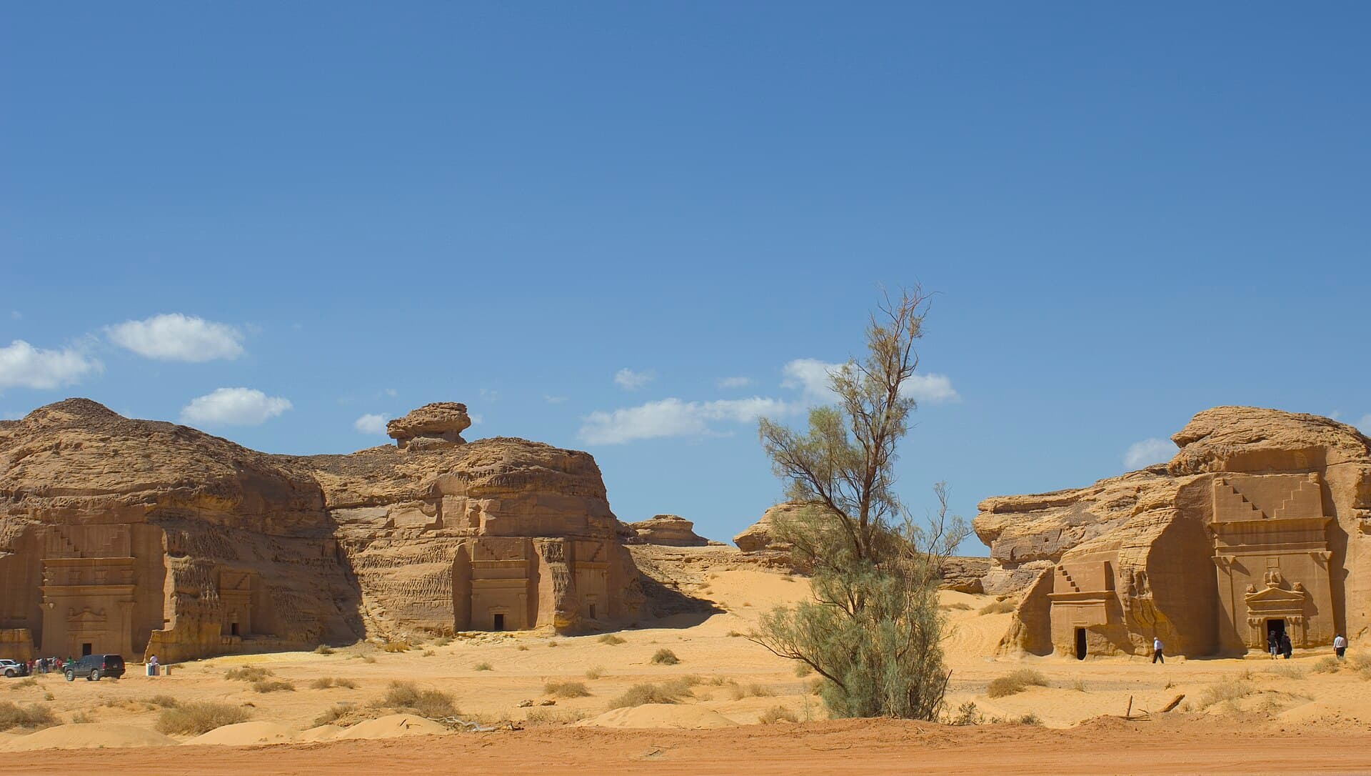 Rock-cut tombs at AlUla